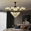 Ljojo Luxury Crystal Chandelier: Modern Duplex Main Lighting for High-Grade Living Room