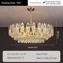 Crystal Shell Villa Luxury Ceiling Light Chandelier - Ljojo