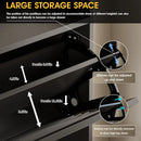 Ljojo™ 3-Door Shoe Storage Cabinet: Entryway Organizer, Freestanding Slim Design