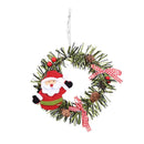 Ljojo Mini Christmas Wreath Ornament Set for Festive Decor