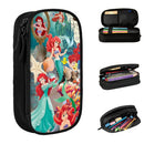 Ljojo Little Mermaid Pencil Case - Big Capacity Pen Holder Bag for School Supplies