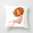 Ljojo Lovely Cartoon Pattern Cushion Cover 45*45cm