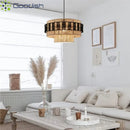 Bamboo Japanese LED Pendant Light | Minimalist Wooden Chandelier by Ljojo