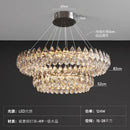 Gold Crystal Chandelier Luxury Lighting Fixture by Ljojo - Elegant Dining Room Living Room Bedroom Kitchen Island Lights