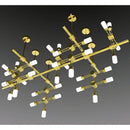 Italian LED Linear Pendant Chandelier Ljojo: Modern Home Dinning Lighting Fixture Study Bedroom Decor