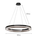Ljojo Modern Ring Chandelier Pendant Light Fixture for Dining Room Kitchen | Hanging Ceiling Lamp