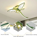 Dinosaur Ceiling Lamp LED Boy Bedroom Light Creative Cartoon Modern Kids Room Decor Ljojo