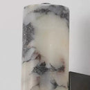 Ljojo Marble Wall Light Dimmable Sconce Black Metal Bedroom Stairs Stone Lamp