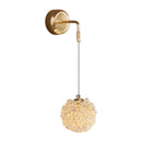 Crystal Ball Wall Lamp Luxury Bedroom Lighting by Ljojo Princess Room Decor Lychee Trendy