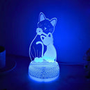 3D Dreamy Hug Cat LED Night Light, USB Warm Atmosphere Bedlight for Bedroom, Christmas Gift.