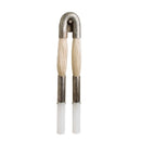 Ljojo Metal Wall Lamp in Old Gold Silver Black with G9 Bulb and White Acrylic