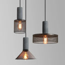 Industrial Pendant Light Retro Multihead Cement Hanging Fixture for Living Room, Bedroom, and Dining Room by Ljojo