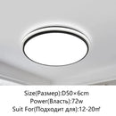 Ljojo LED Ceiling Light: Modern Minimalist Bedroom Chandelier for Living Room, Children's Room