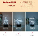 Gun 3D Night Light - Creative Desktop & Bedroom Decoration LED Mini Gift - Ljojo