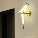 Ljojo Little Bird LED Wall Lamp: Modern Nordic Wall Sconce for Bedroom & Living Room