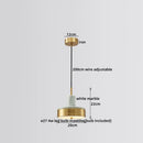 Ljojo Marble Copper LED Pendant Lamp Modern Hanging Lights Fixtures