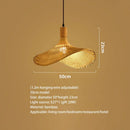 Bamboo Wood Rattan Chandelier Pendant Light for Stylish Living Room Decor by Ljojo