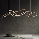 Ljojo LED Pendant Light Stainless Steel Modern Chandelier for Dining Kitchen Island
