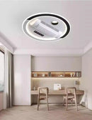 Ljojo Minimalist LED Fan Ceiling Light Modern Bedroom Dining Room Chandelier Home Decor