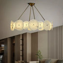 Ljojo Marble Pendant Light with Gold Brass Finish for Home, Hotel, and Bar Decor