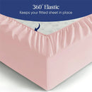 Ljojo Luxury 800TC Egyptian Cotton Bed Sheet Set, Ultra Soft Solid 3-Piece Kit
