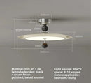 Ljojo French Style Pendant Light Modern Chandelier for Bedroom Living Room Dining Home Decor