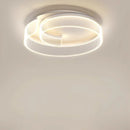 Modern Minimalist LED Ceiling Chandelier Cream Eye Protection Pendant Light by Ljojo for Bedroom Dinning Lighting