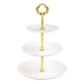 Ljojo 3-Tier Cupcake Stand Dessert Tower Wedding Party Cake Tray