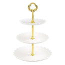 Ljojo 3-Tier Cupcake Stand Dessert Tower Wedding Party Cake Tray
