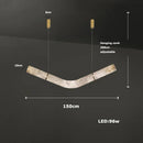 Ljojo Marble Collection LED Chandelier Lighting Fixture