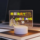 LED Acrylic Drawing Board Night Light DIY Gift - Ljojo