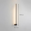 Nordic Long Line Led Wall Lamp Modern Minimalist Home Decoration by Ljojo