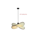 French Style Wabi Sabi Art Chandelier Fabric Potato Chip Lamp for Bedroom Living Room Ljojo