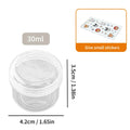 Ljojo Transparent Sealed Pill Box | Travel Pill Organizer Box | Dustproof Tablet Bottles