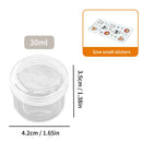 Ljojo Transparent Sealed Pill Box | Travel Pill Organizer Box | Dustproof Tablet Bottles