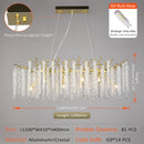Modern Luxury Nano Electroplating K9 Crystal Tassel Chandelier - LED Living Room Decor by Ljojo
