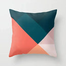 Ljojo Medieval Geometric Throw Pillow Covers for Home Sofa Chair Decor