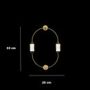 Italian Minimalist Gold Long-Line Tube Floor Lamp, Dimmable LED Wall Lamp for Living Room - Ljojo