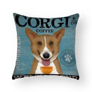 Funny Cartoon Cat & Dog Pillow Covers by Ljojo: Luxury Sofa Bed Decor Pillowcase