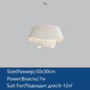 Cream Fabric Chandelier For Bedroom: Romantic Nordic Lighting by Ljojo