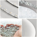 LED Crystal Ceiling Lamp Modern Round Design for Living Room Bedroom Stylish Home by Ljojo