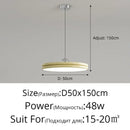 Modern Chandeliers Flat Pendant Lamp For Living Room Kitchen Dining Office by Ljojo