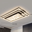 Modern Luxury LED Square Ceiling Chandelier by Ljojo - High-end Home Decoration for Bedroom & Dining Room