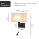 Wall Lamps Wabi-sabi Modern LED Chandeliers for Home Decoration Study Villa Hotel Bedside by Ljojo