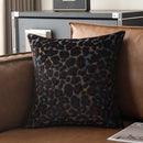 Ljojo 3D Leopard Print Sherpa Pillow Cover 18x18 Inch in Various Colors
