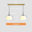 Nordic Designer Glass Chandelier Living Room Luxury Pendant Light by Ljojo