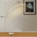 Ljojo Modern Minimalist Fishing Floor Lamps | Black/White Designer Lights for Home Room Decoration