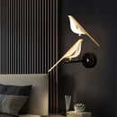 Bird Wall Lamp Modern Nordic LED Magpie Sconces Indoor Lighting for Bedroom Ljojo