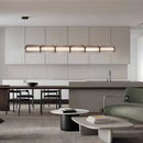 Nordic Glass Pillar Chandelier Pendant Light - Roman Designer - Ljojo