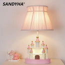 LED Flower Design Table Lamp Romantic Bedroom Night Light Ljojo Glass Decor Homeware